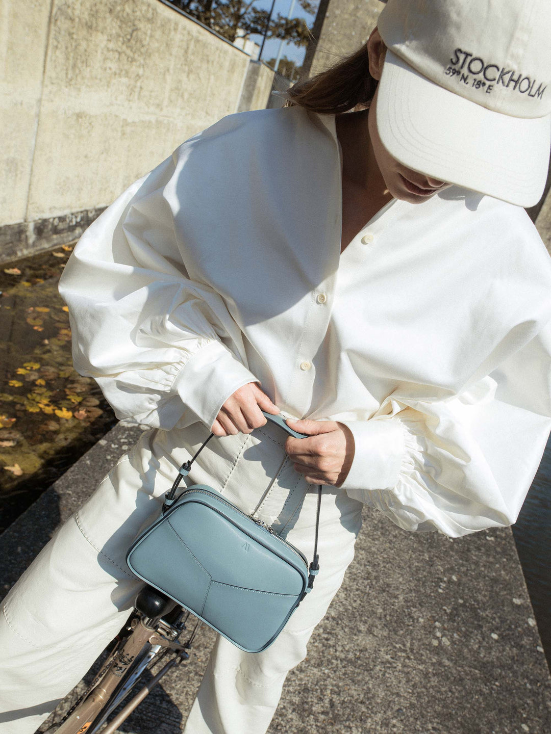 Mini Bowler - grey blue