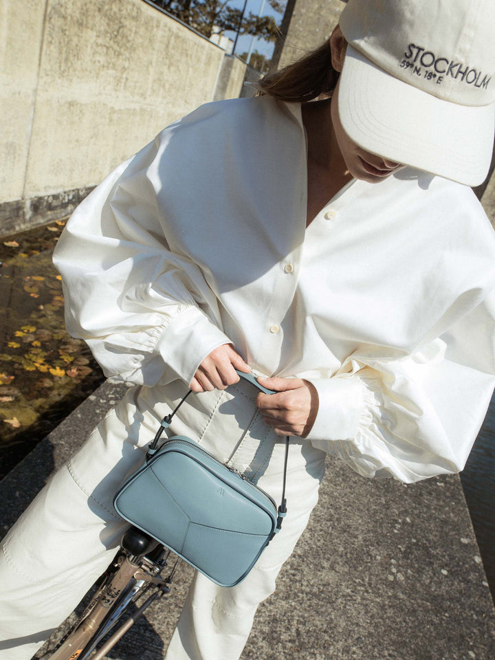 Mini Bowler - grey blue