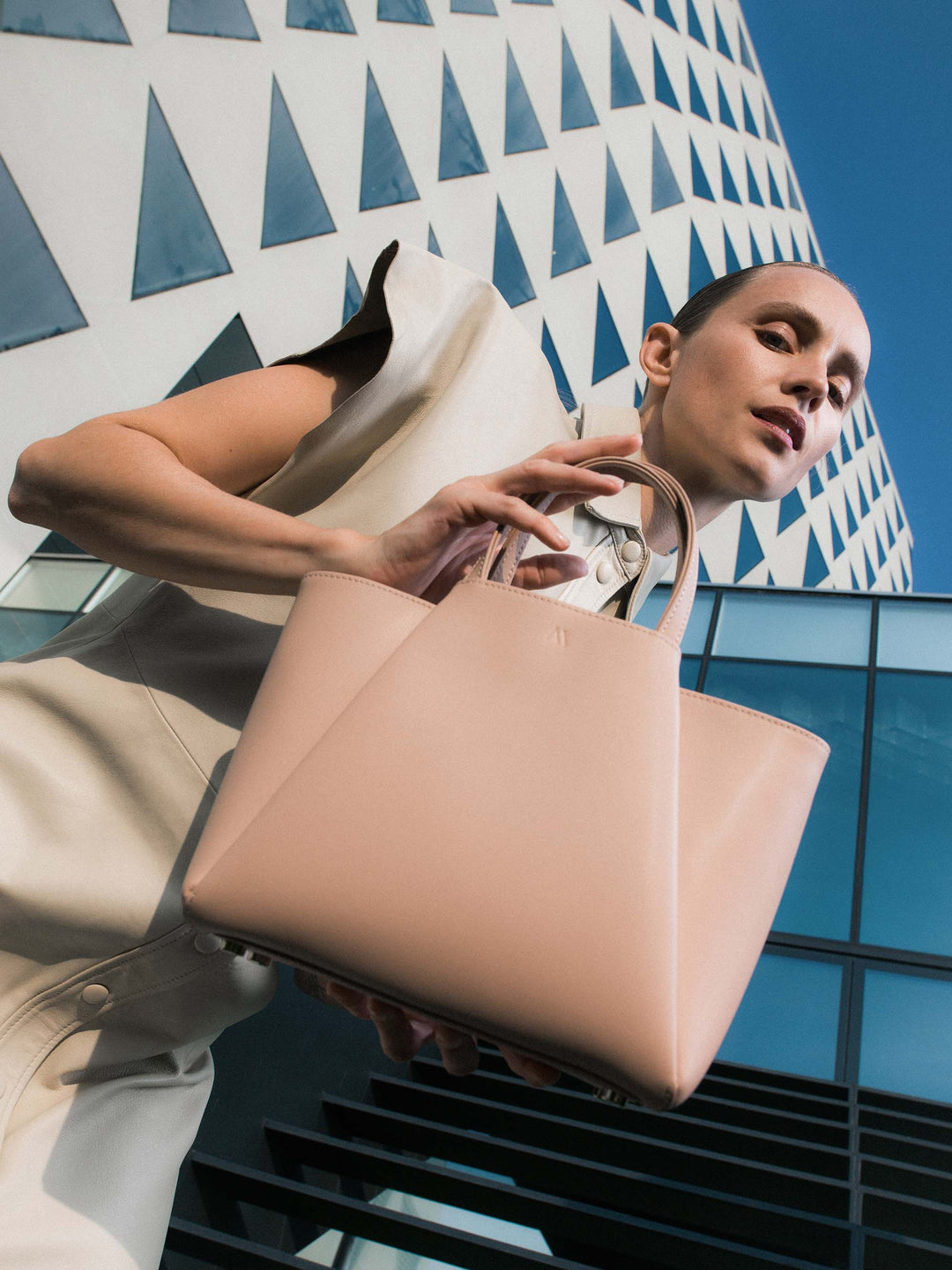 Mini Pyramid - nude pink