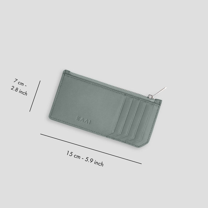 Cardholder - grey green