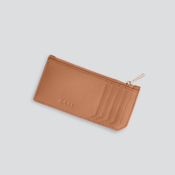 Cardholder - almond brown