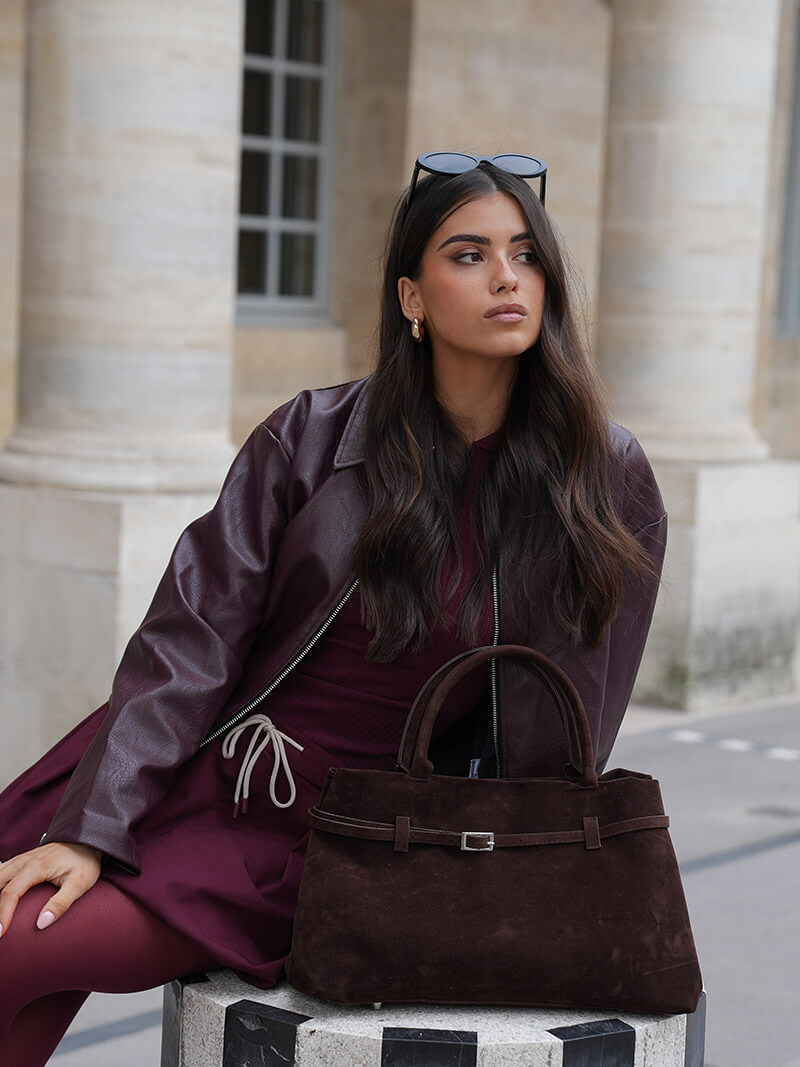 Baganova Suede Bag