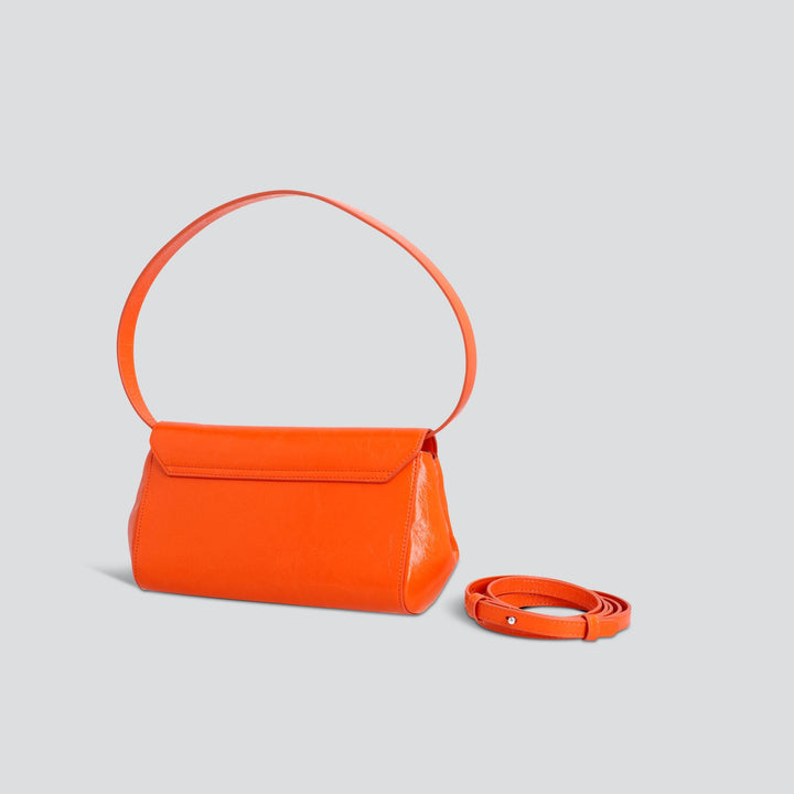 Ikon Clutch - naplack papaya