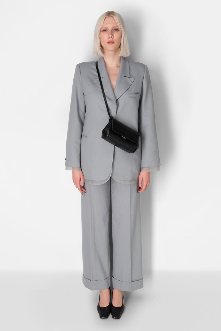 Ikon Clutch - soft croco cappuccino
