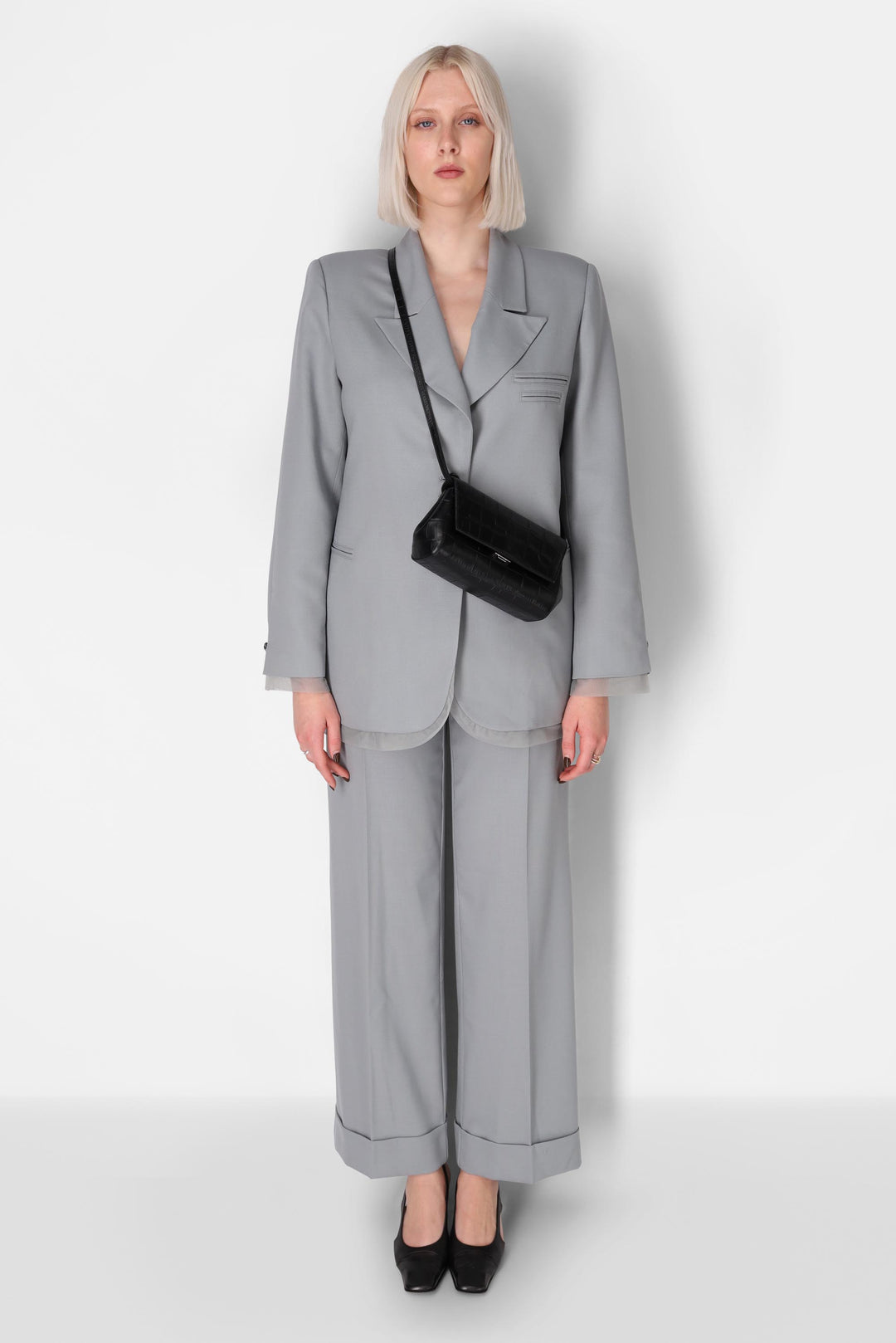 Ikon Clutch - naplack turquoise