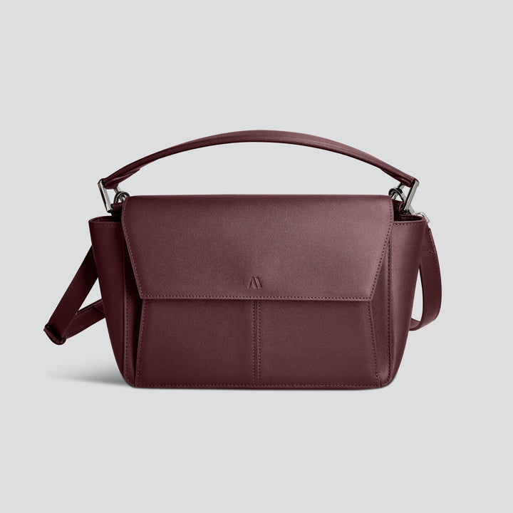 Ikon Shoulder Bag - dark burgundy