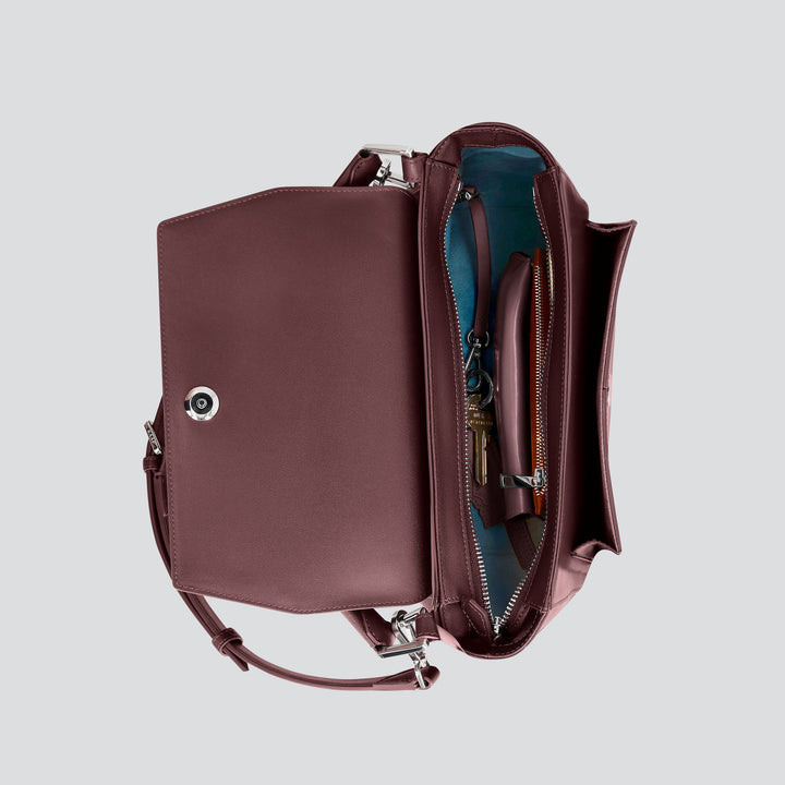 Ikon Shoulder Bag - dark burgundy