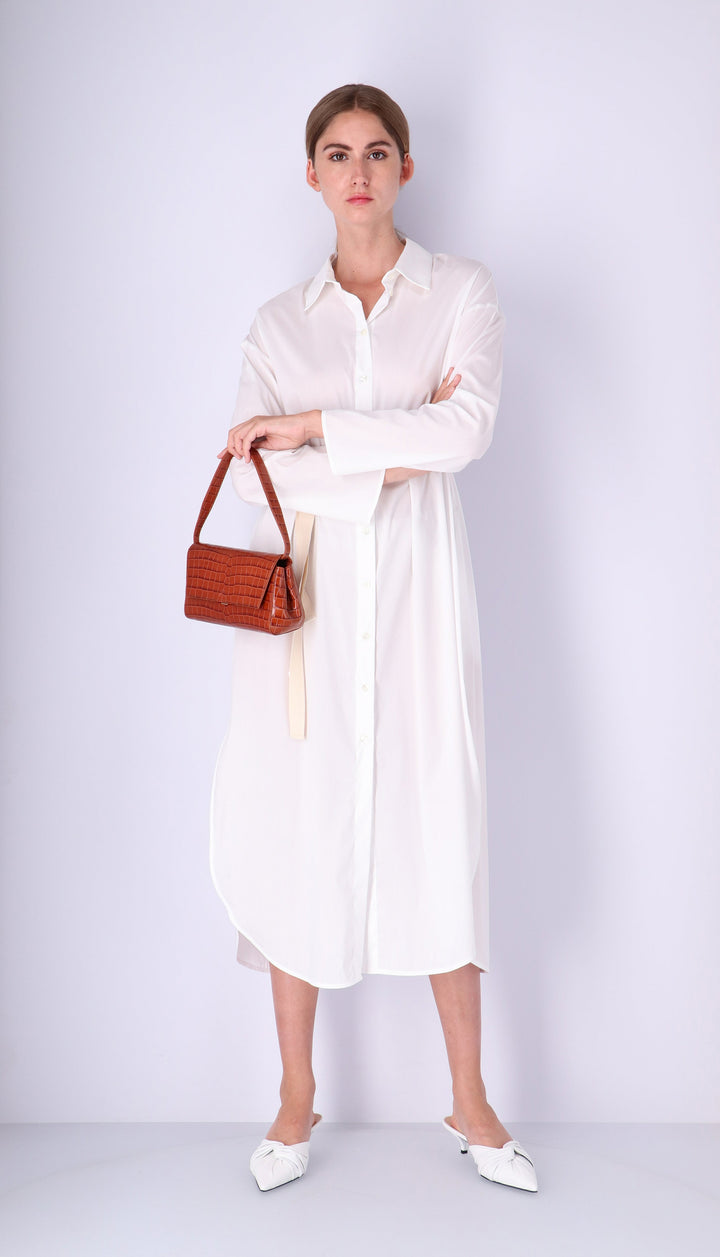 Ikon Clutch - croco caramel