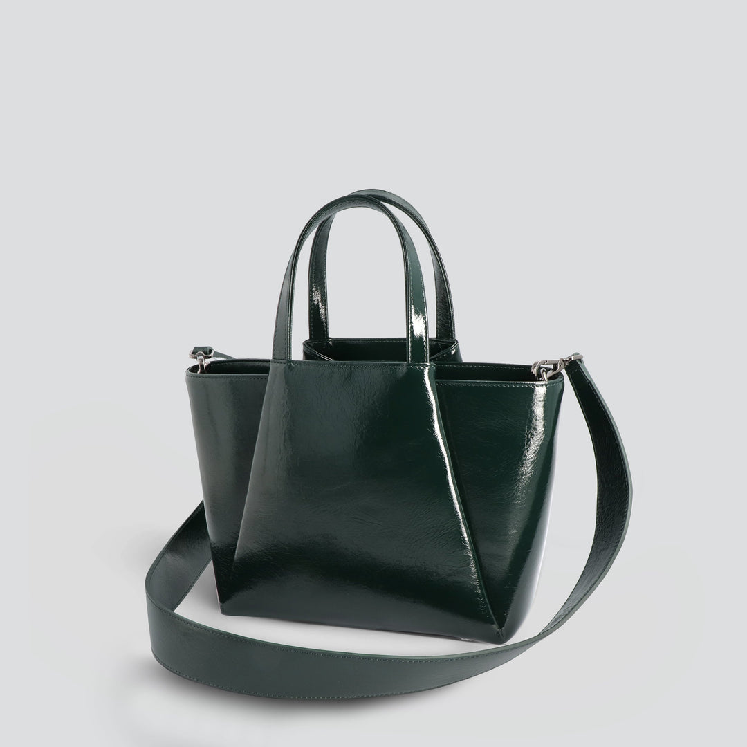 Mini Pyramid - naplack forest green