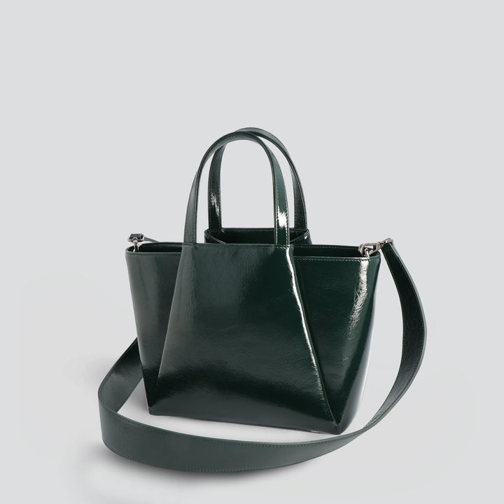 Mini Pyramid - naplack forest green