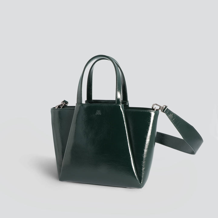 Mini Pyramid - naplack forest green