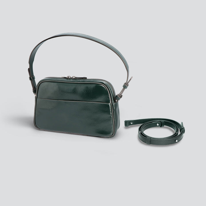 Mini Bowler - naplack forest green