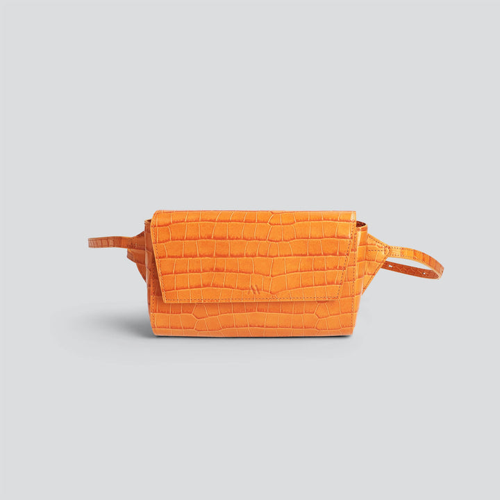 Ikon Belt Bag - croco apricot