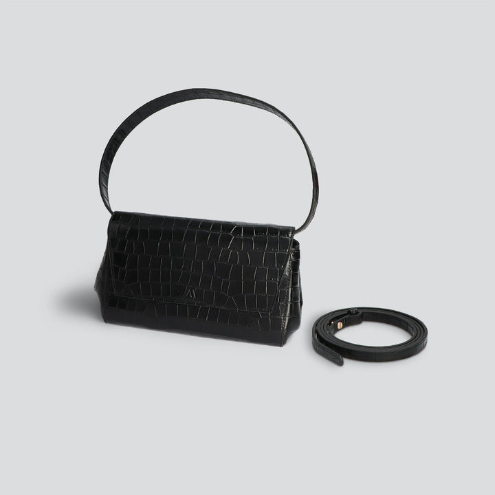 Ikon Clutch - croco black