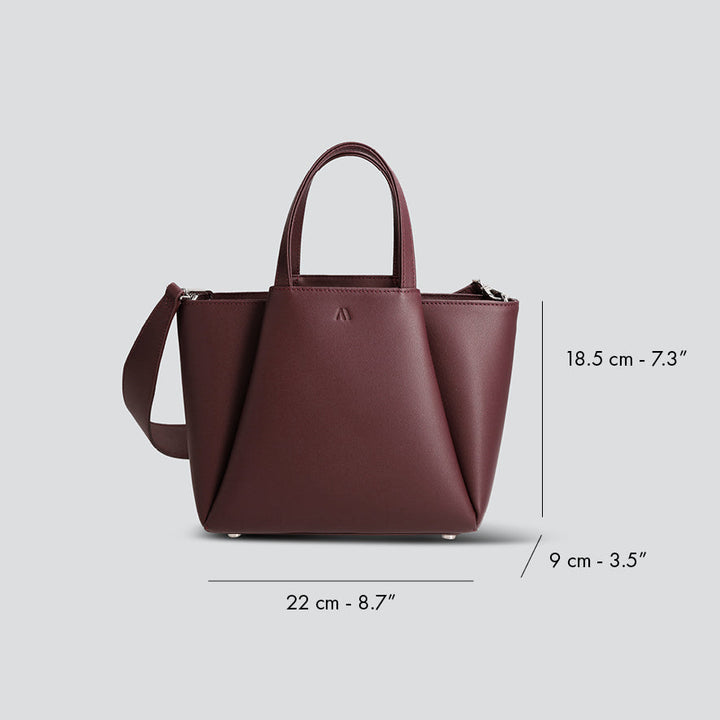 Mini Pyramid - dark burgundy
