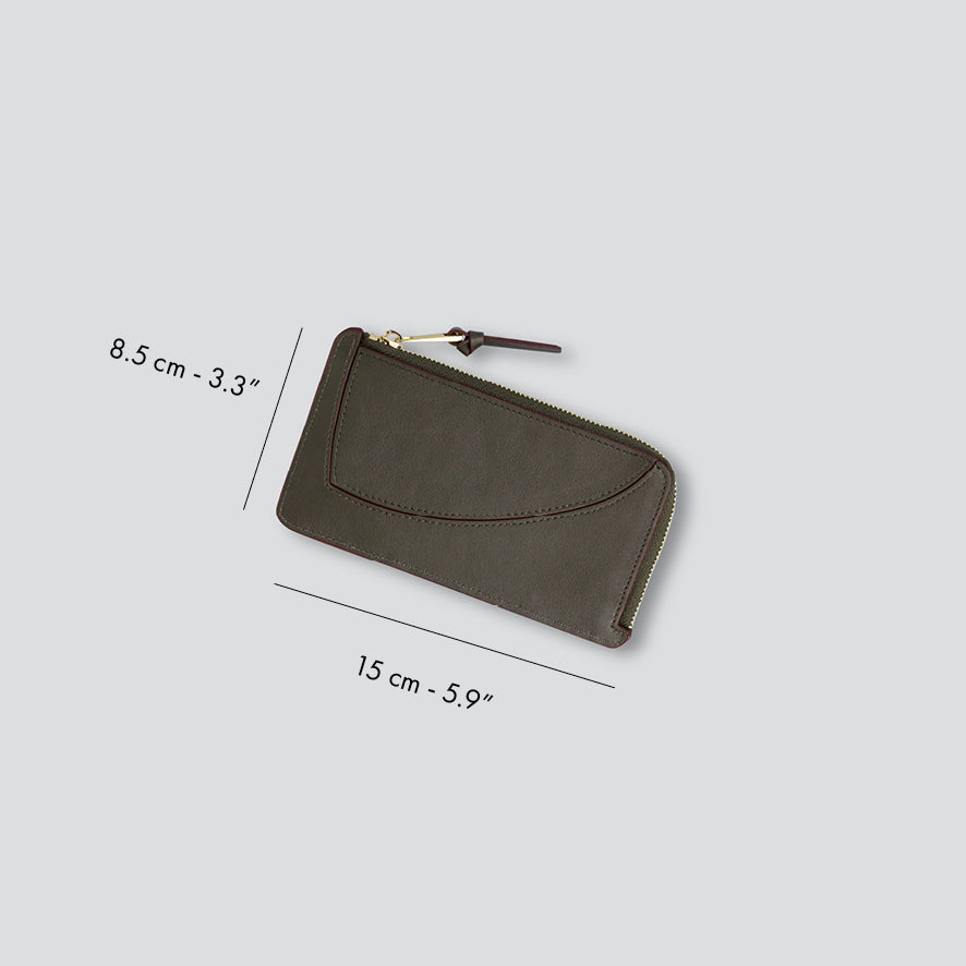 Rebel Cardholder - soft touch hunter khaki
