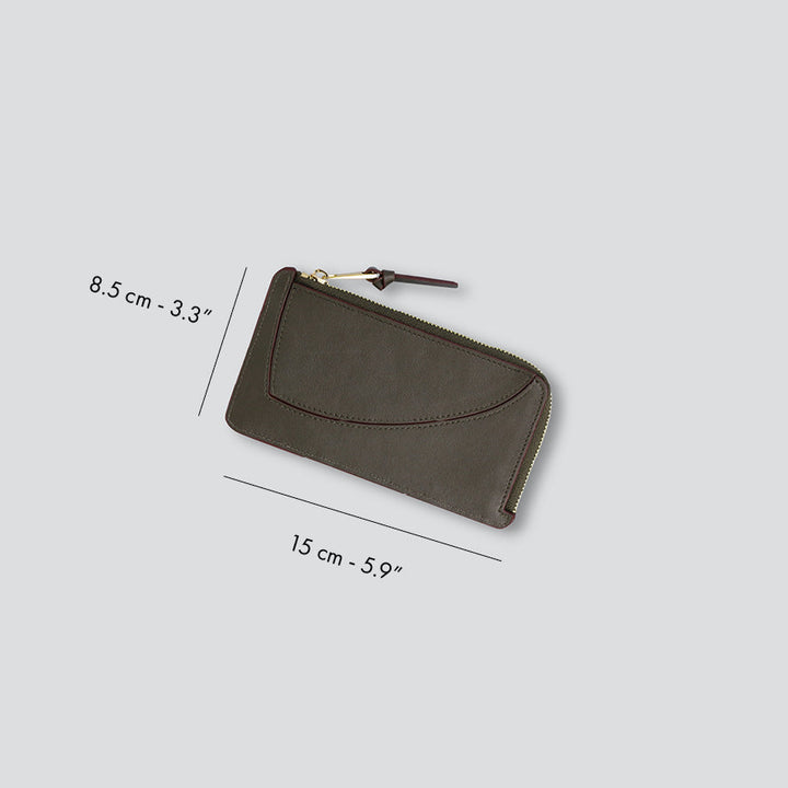 Rebel Cardholder - soft touch hunter khaki