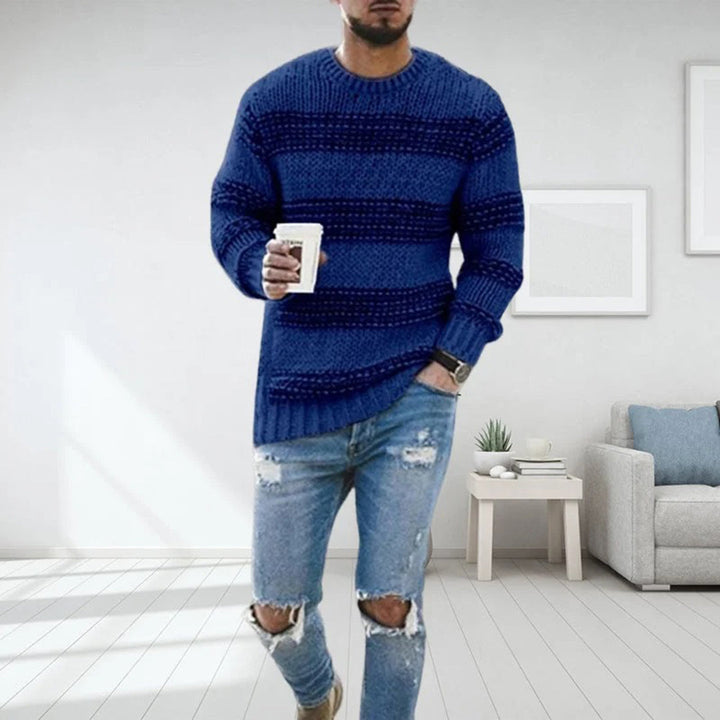 Casual trui met ronde hals voor mannen - ideaal voor de lente