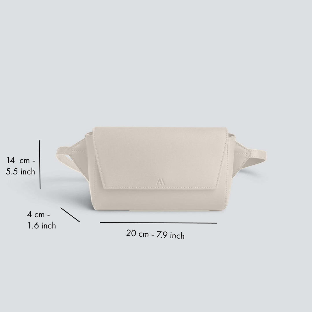 Ikon Belt Bag - stone white