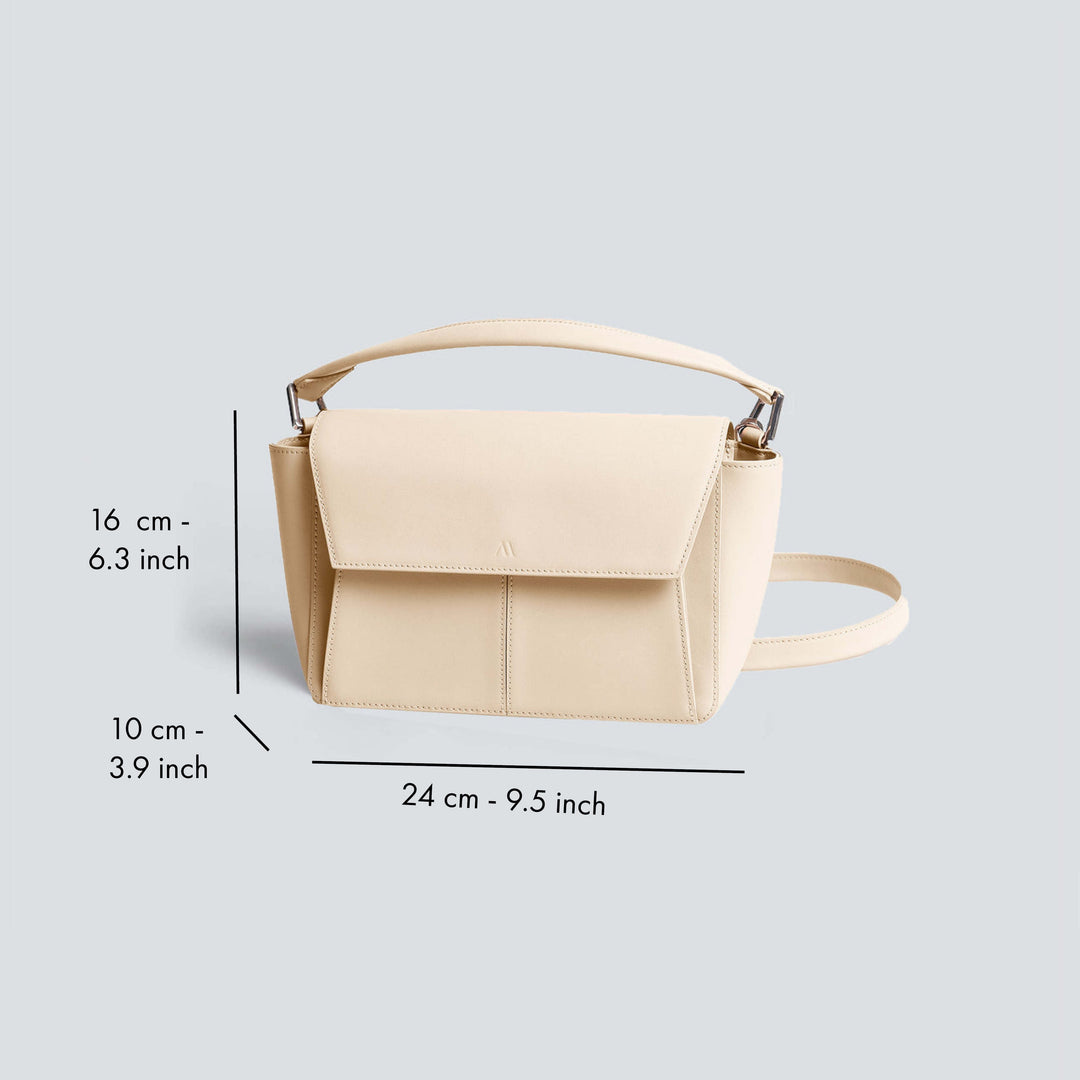 Ikon Shoulder Bag - cream