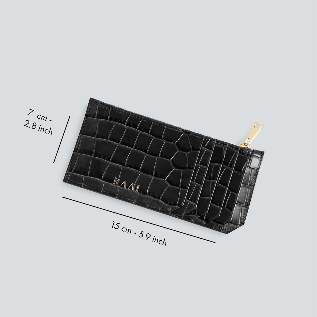 Cardholder - croco black
