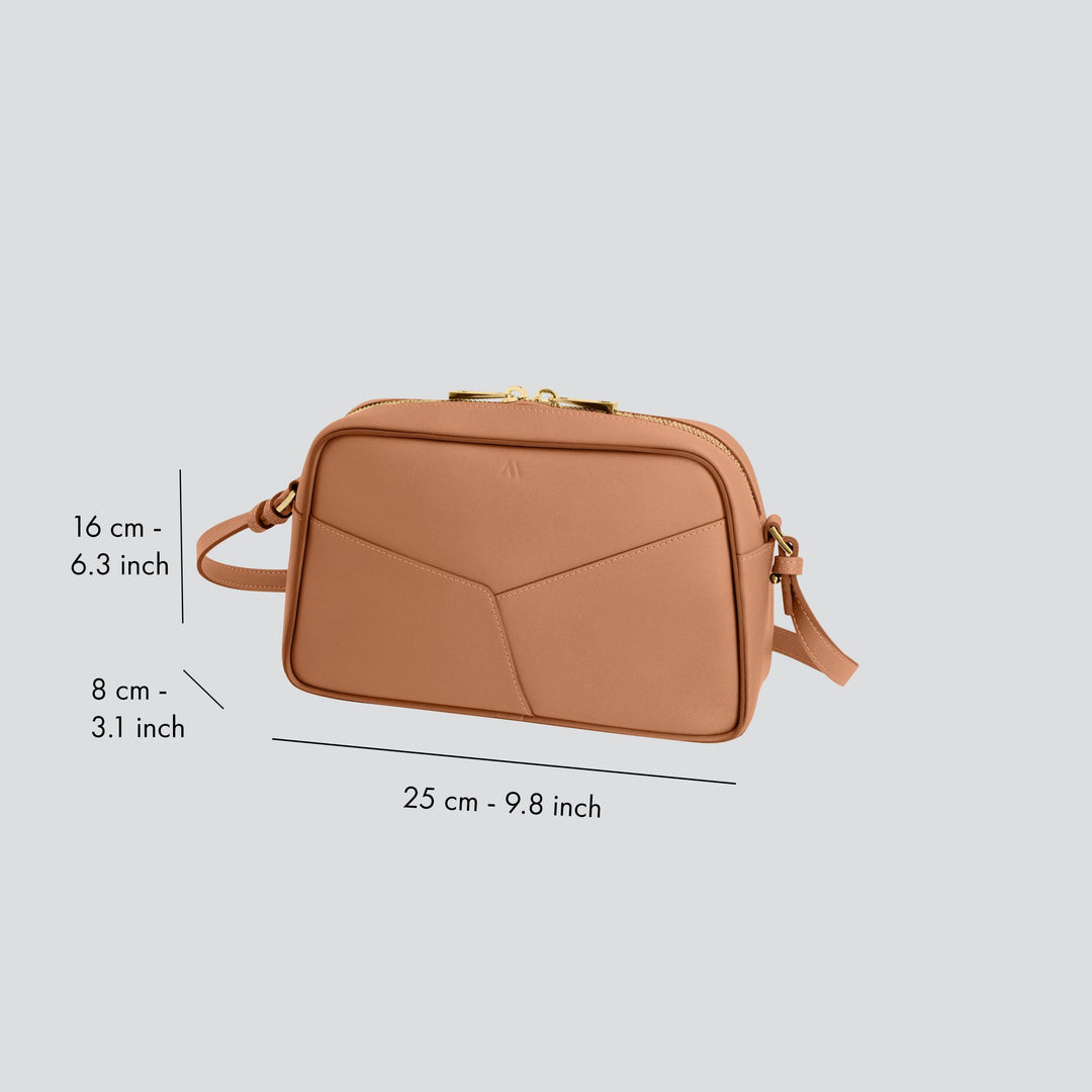 Mini Bowler - almond brown