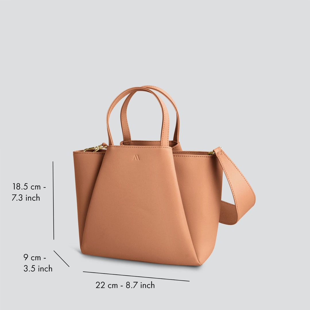 Mini Pyramid - almond brown