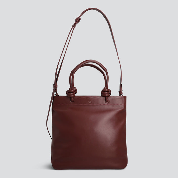 Mini Loop - nappa chestnut