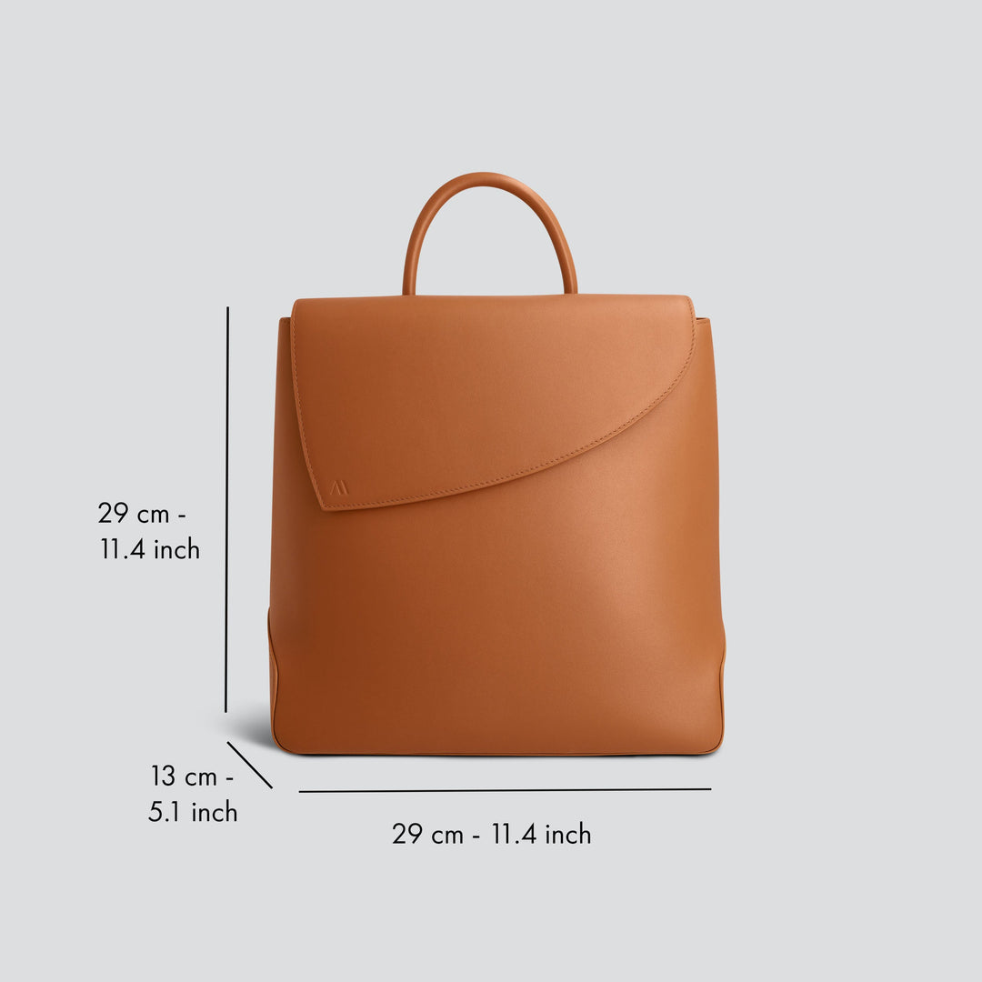 Rebel Mini Backpack - soft touch cognac