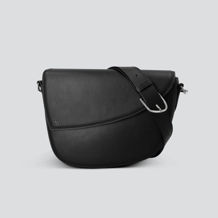 Rebel Saddle Bag - soft touch black