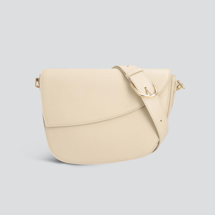 Rebel Saddle Bag - soft touch cream