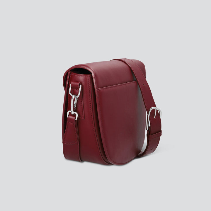 Rebel Saddle Bag - soft touch dahlia red