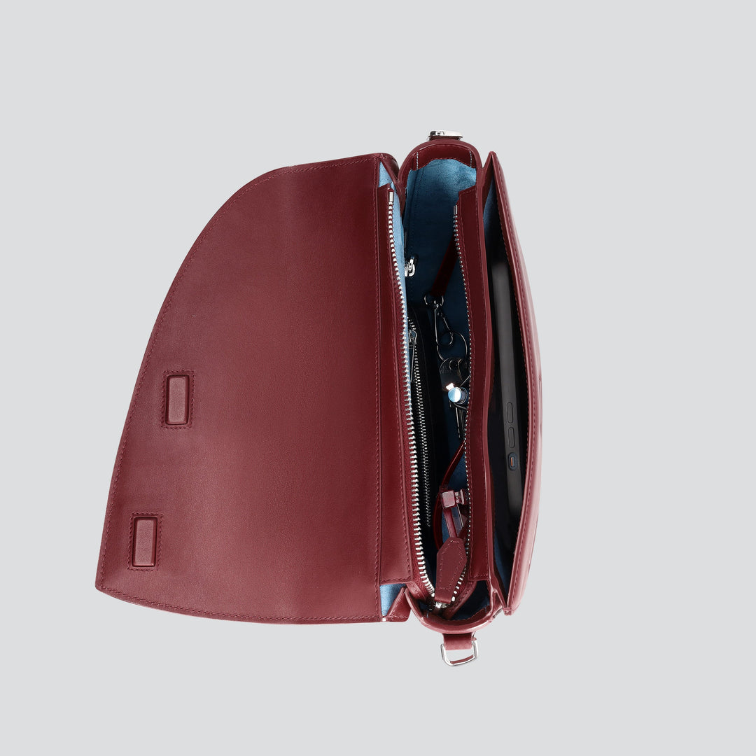 Rebel Saddle Bag - soft touch dahlia red
