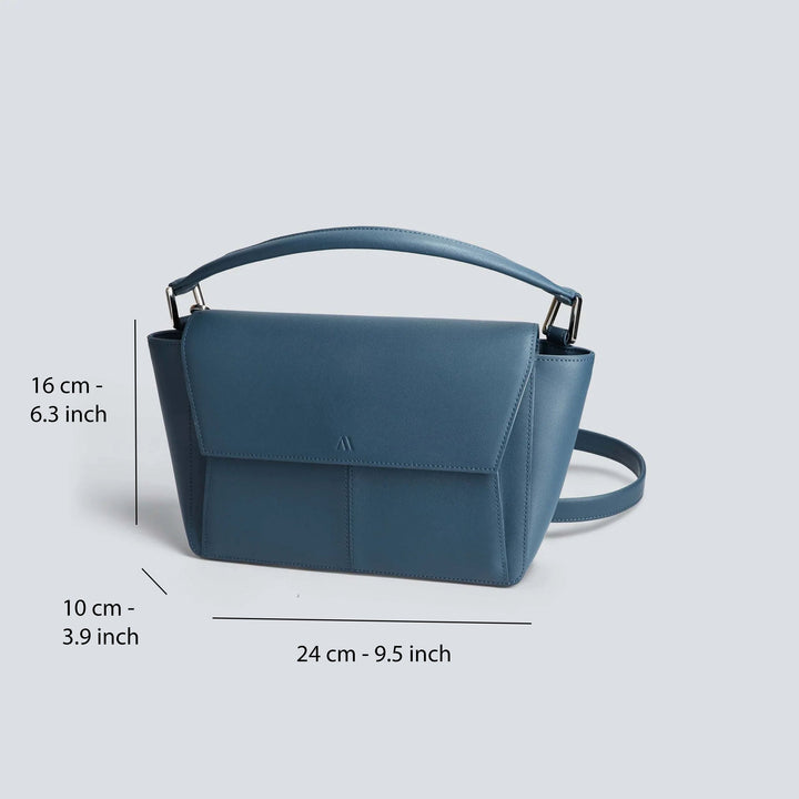 Ikon Shoulder Bag - teal blue