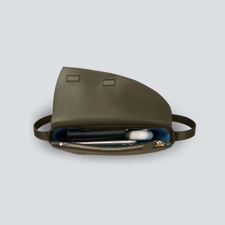 Rebel Cross Body  - soft touch hunter khaki