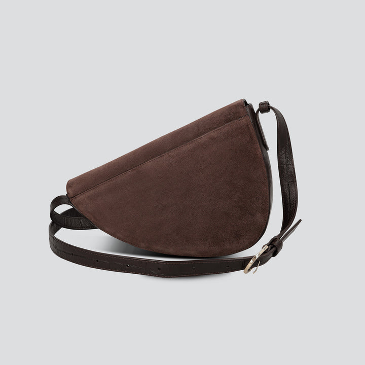 Rebel Cross Body - suede espresso
