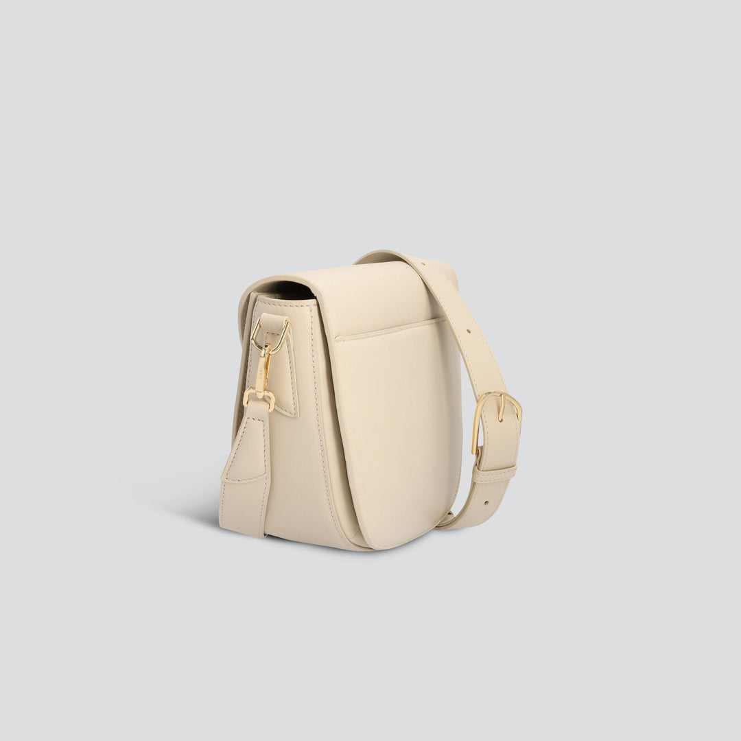 Rebel Saddle Bag - soft touch cream
