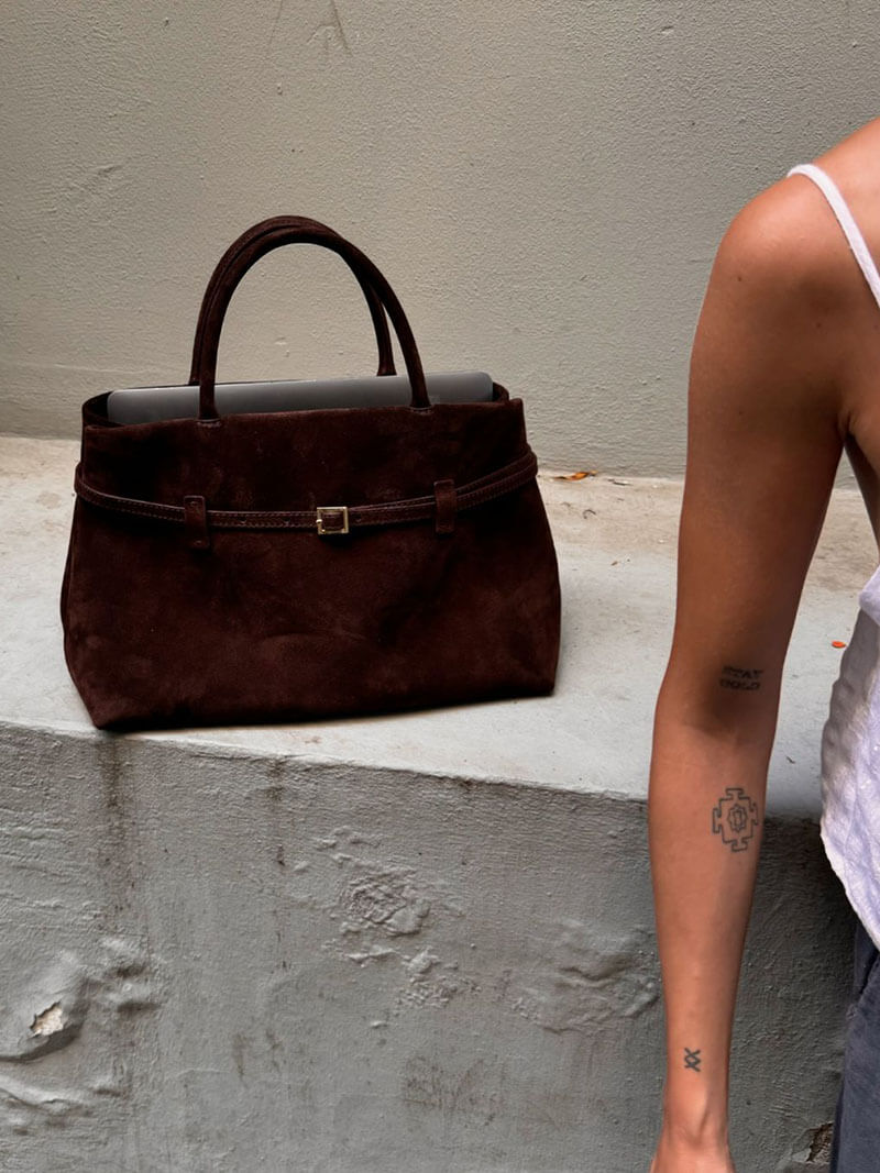 Baganova Suede Bag