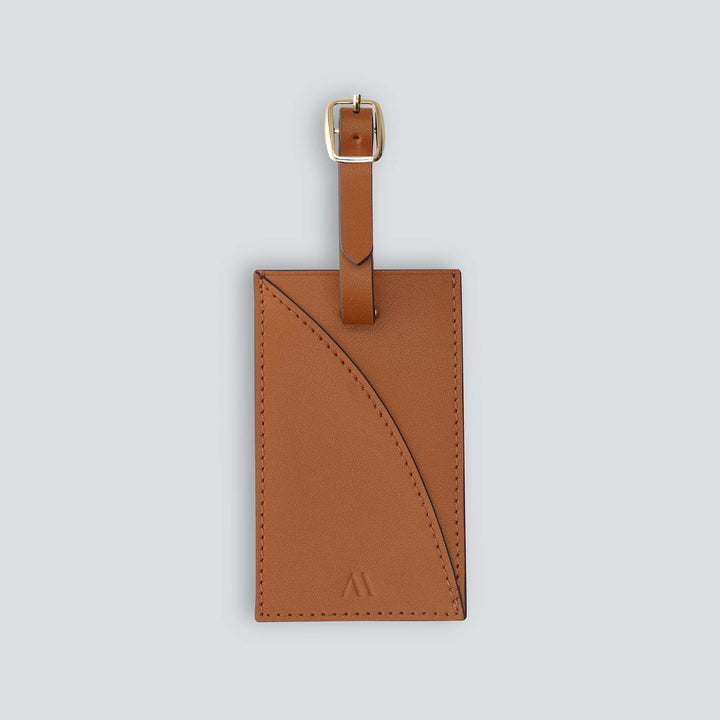 Luggage Tag - cognac