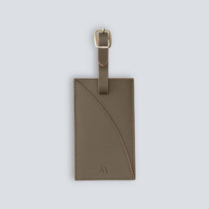 Luggage Tag - dark khaki