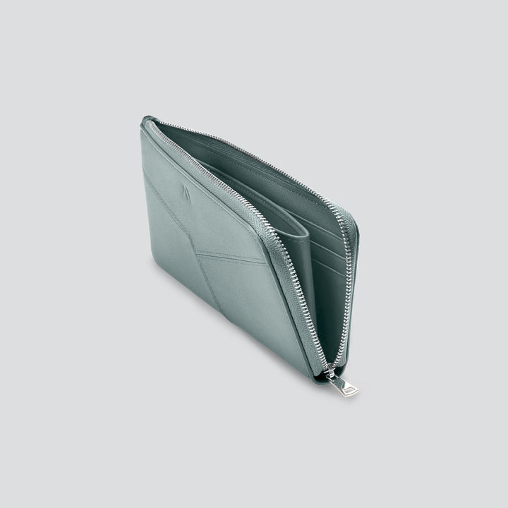Large Wallet - grey blue