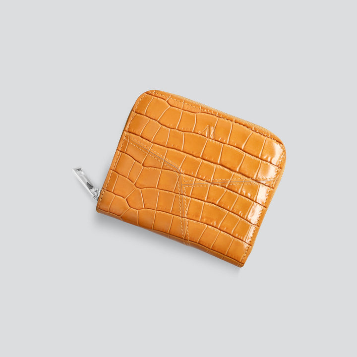 Small Wallet - croco apricot