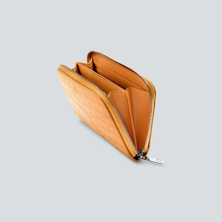 Small Wallet - croco apricot