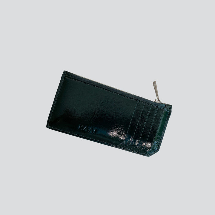 Cardholder - forest green naplack