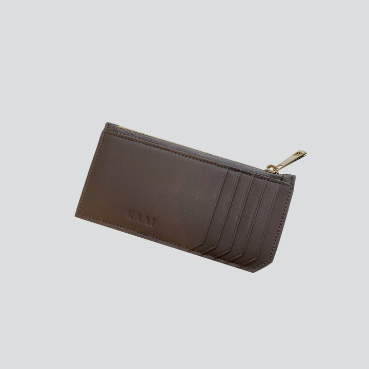 Cardholder - dark taupe